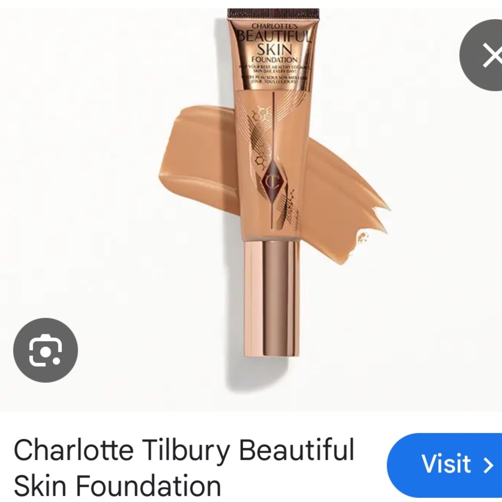 Charlotte Tilbury Beautiful Skin Foundation - Tan All Day healthy looking skin